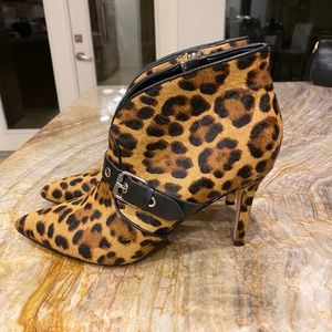 Nine West Jax Calf Hair Booties (NWOT)